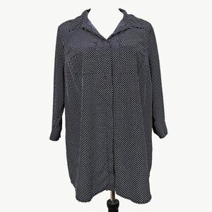 Liz Claiborne Polka Dot Blouse